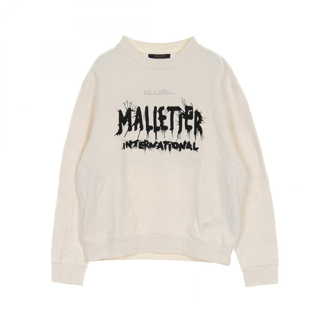 Louis Vuitton Sweat Shirts Rm 241m Ihn Hqy 23w Cotton White Black Mens L