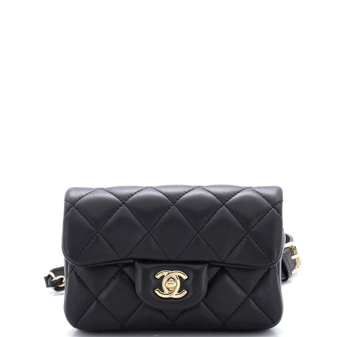 Chanel My Precious Pearls Waist Bag Quilted Lambskin Mini