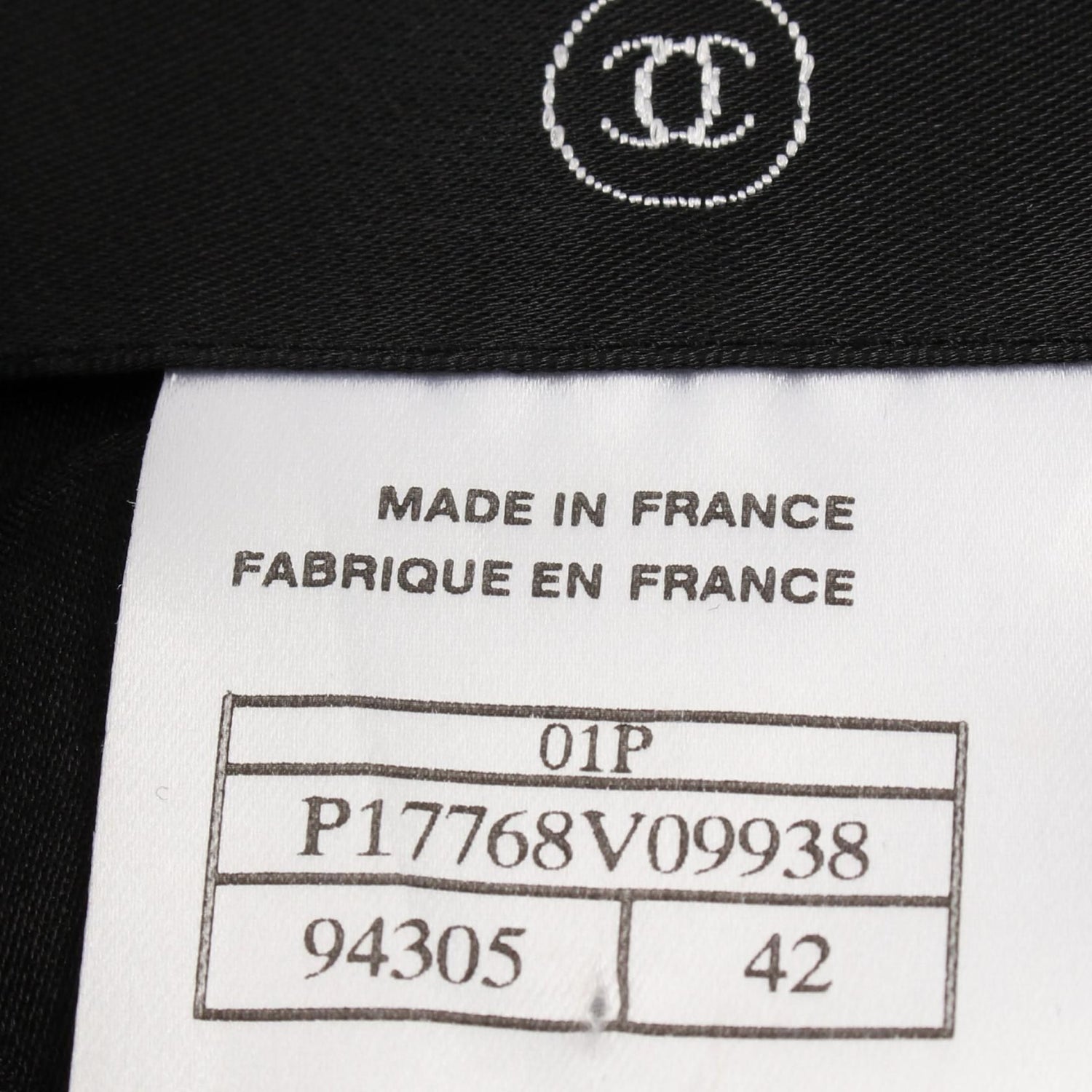 Chanel Coco Mark Button Jacket Skirt Set P 17768v 09938 Wool Black 