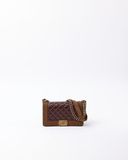 Chanel Medium Two Tone Boy Bag