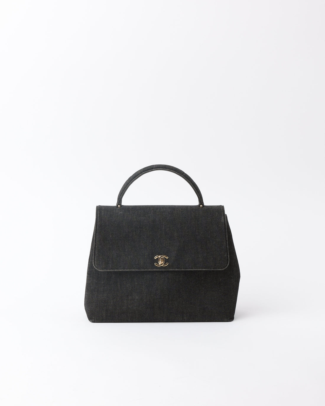 Chanel Kelly Denim Top Handle Bag