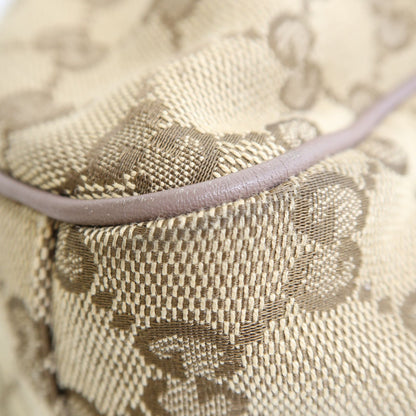 Gucci Canvas Sukey Tote Gold Hand-turned Bag Palm Color Handbag Brown Brown Gg Canvas 211944