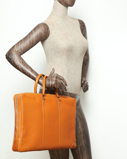 Louis Vuitton Epi Porte Documents Voyage Bag