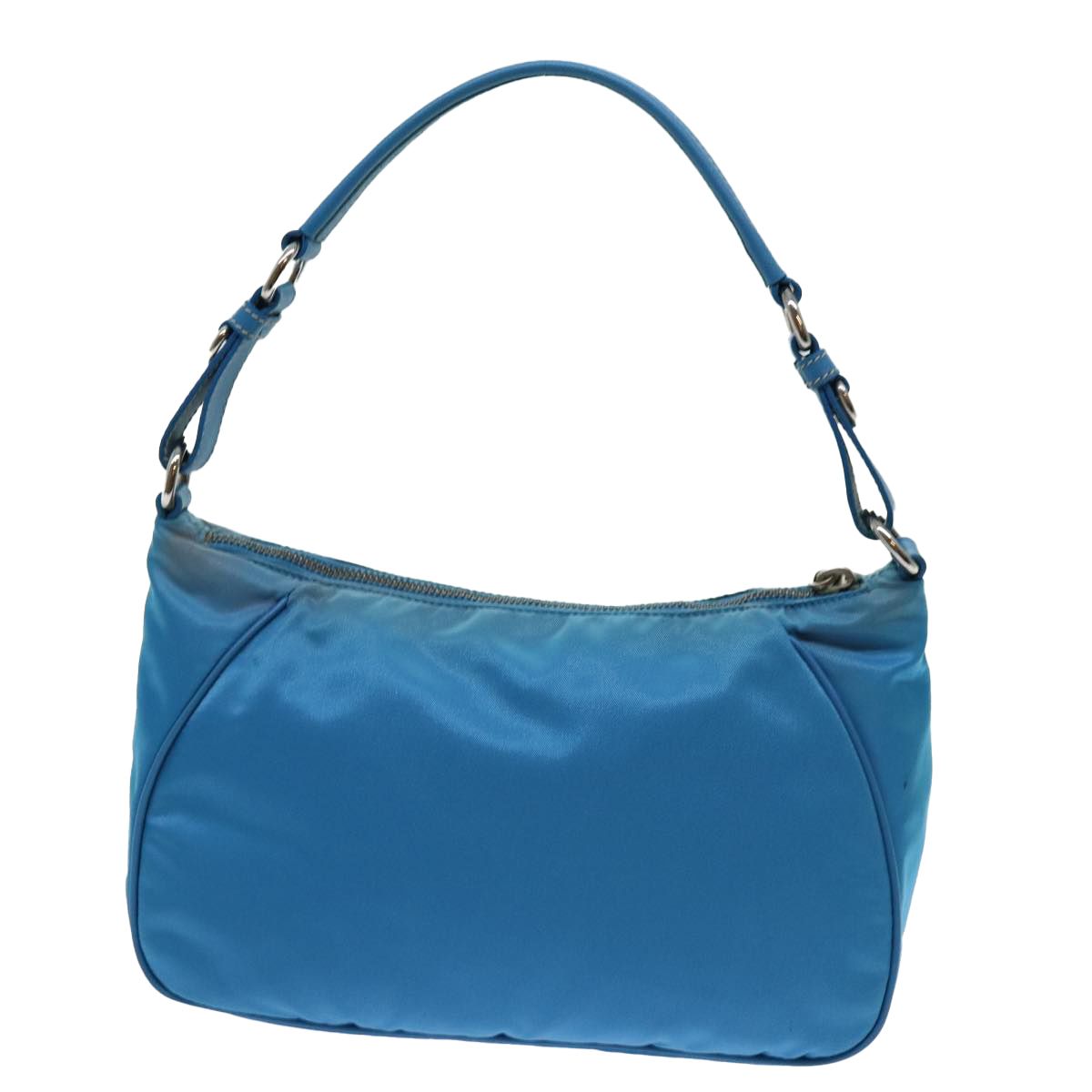 Prada Accessory Pouch Nylon Light Blue Auth