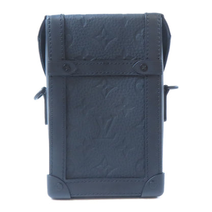 Louis Vuitton Monogram Taurillon Vertical Trunk Shoulder Bag Black Shoulder Bag M 82070