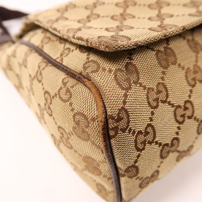 Gucci Canvas Shoulder Bag Brown Canvas 145861