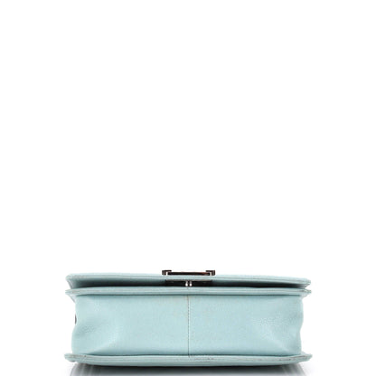 Chanel Boy Flap Bag Chevron Caviar New Medium