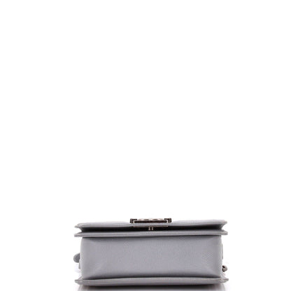 Chanel Boy Flap Bag Chevron Caviar Small