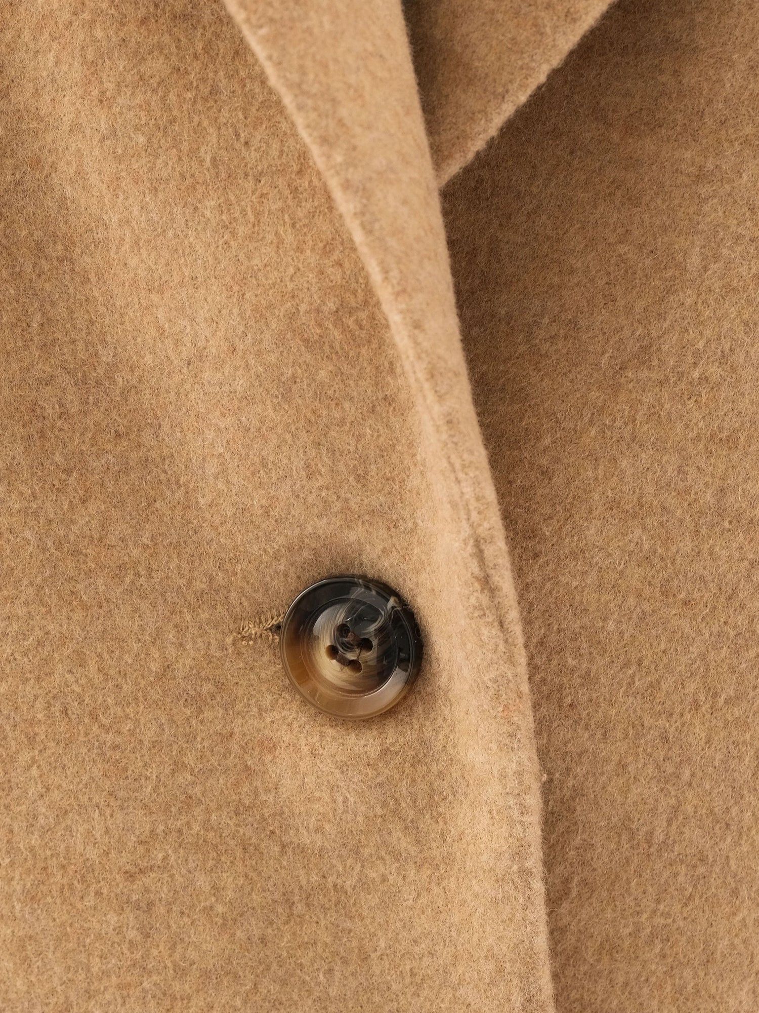 Excellent 12storeez Orange Wool Coat Size S with Lapel Collar