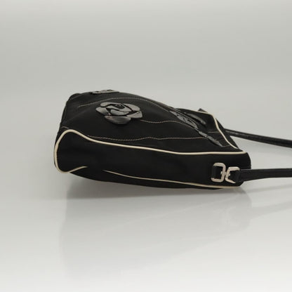 Prada Shoulder Bag Nylon Black Auth