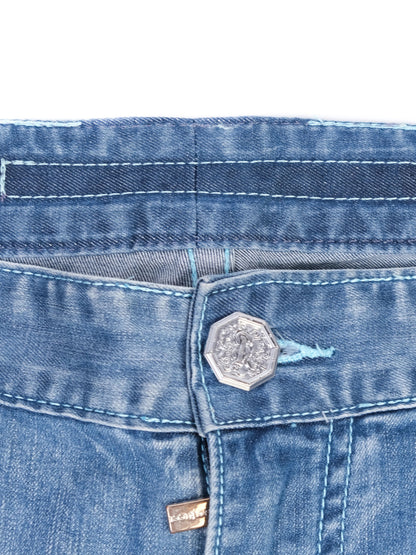 Excellent Stefano Ricci Light Blue Cotton Jeans Size XXL