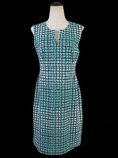 Excellent Kate Spade Green Sleeveless Dress XL Nylon