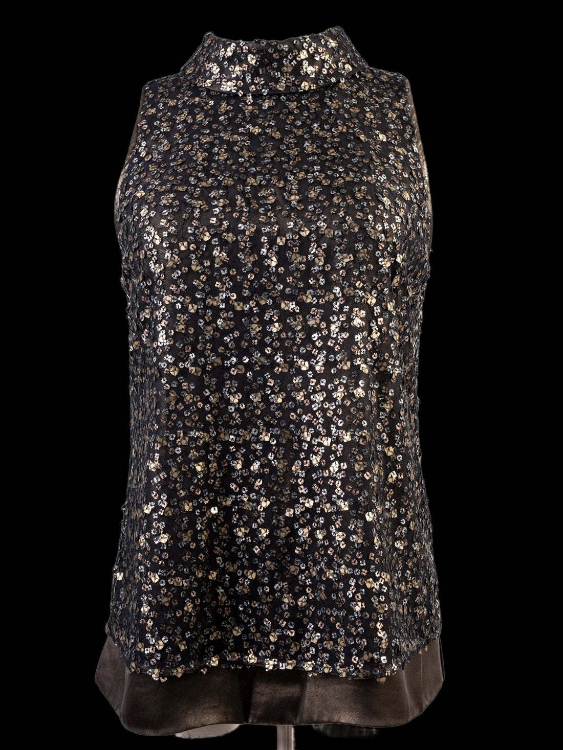 Karen Millen Excellent Sleeveless Top M Combined Color Polyester