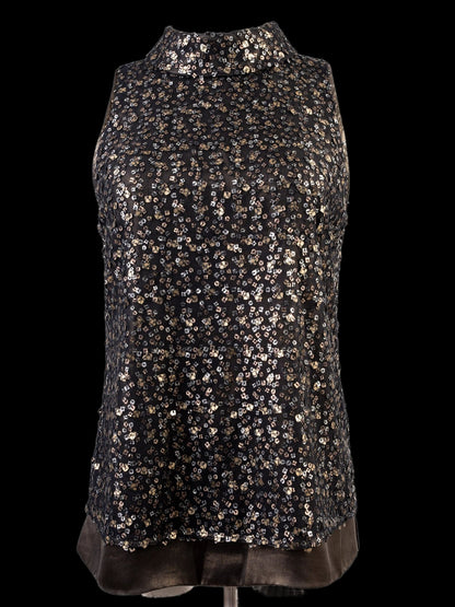 Karen Millen Excellent Sleeveless Top M Combined Color Polyester