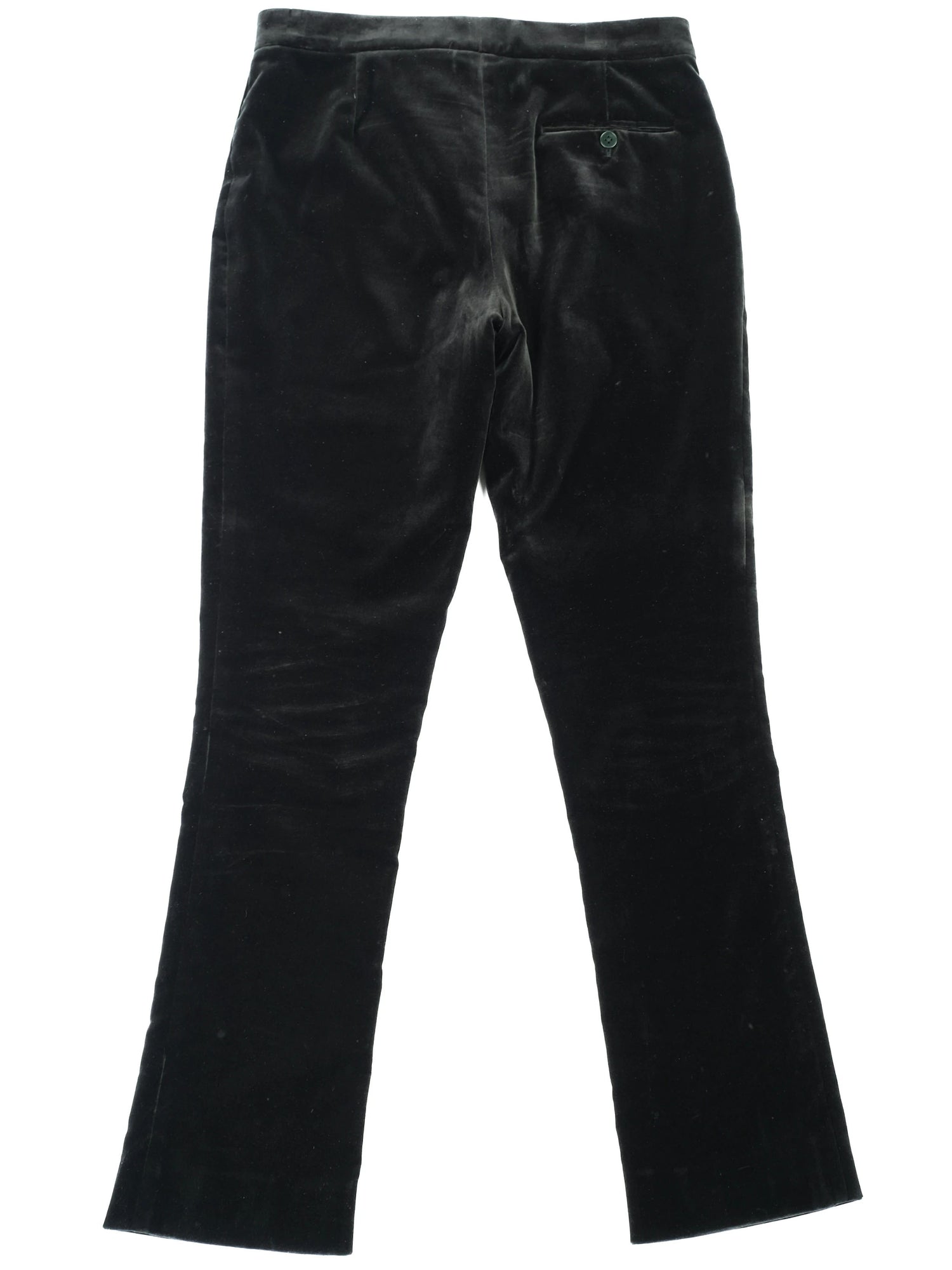 Excellent Ralph Lauren Green Velvet Pants Size 6 Made in Italy