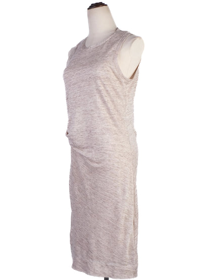 NEW By Malene Birger Gray Knee-Length Dress Size S Viscose Sleeveless