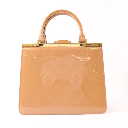 Louis Vuitton Lacquered Leather Deesse Pm Kinpaku Handmade Bag Beige Handbag M 91596