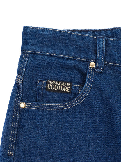 Excellent Versace Jeans Couture Blue Denim Size M Women