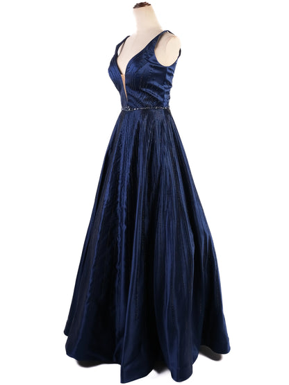 Perfect Sherri Hill Blue Evening Gown Size XS Polyester