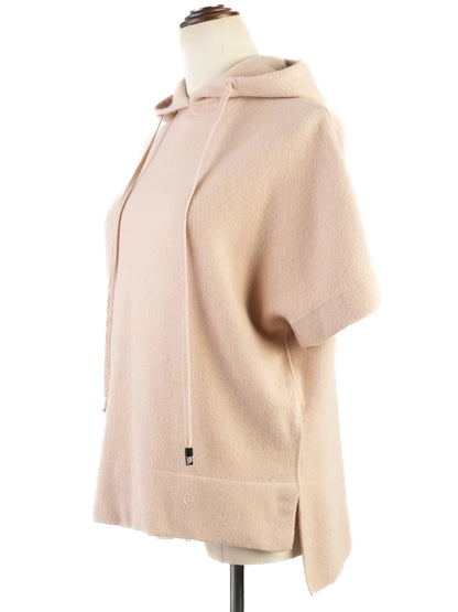 Excellent Cruciani Orange Wool Hoodie Sweatshirt Size L