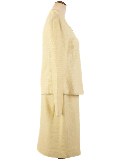 Excellent St. John Yellow Wool Women&