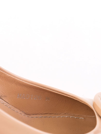 Excellent Louis Vuitton Pink Leather High-Heeled Shoes Size 36.5