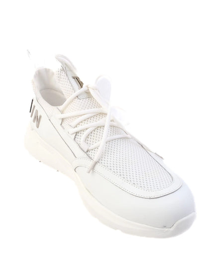 NEW Balmain White Leather Sneakers Size 43 with &