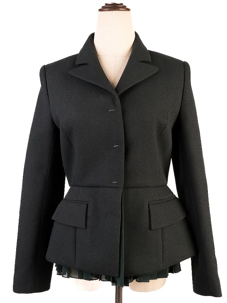 Excellent Dice Kayek Tailored Blazer Black Polyester Size S