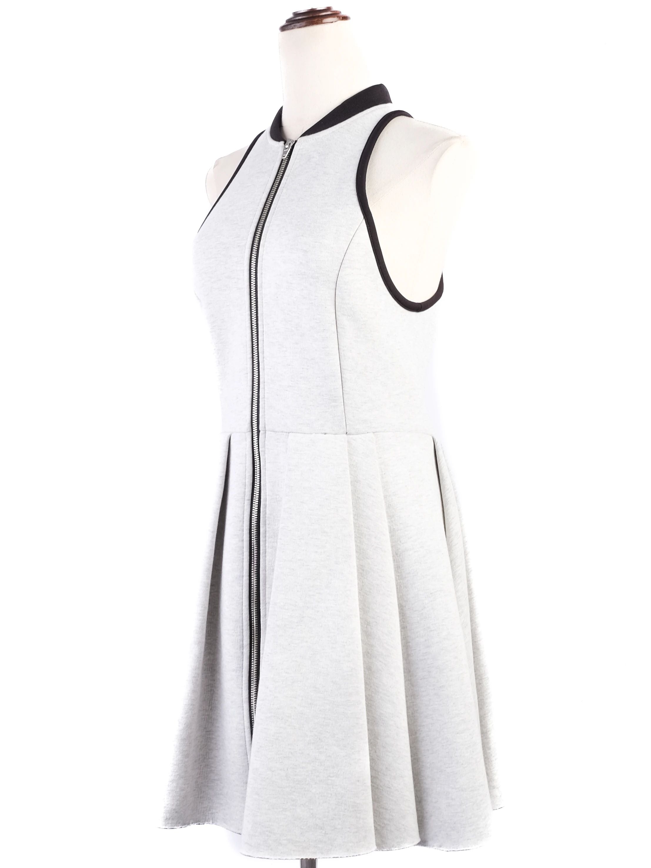Excellent Alexander Wang Gray Polyester Sleeveless Dress Size XS