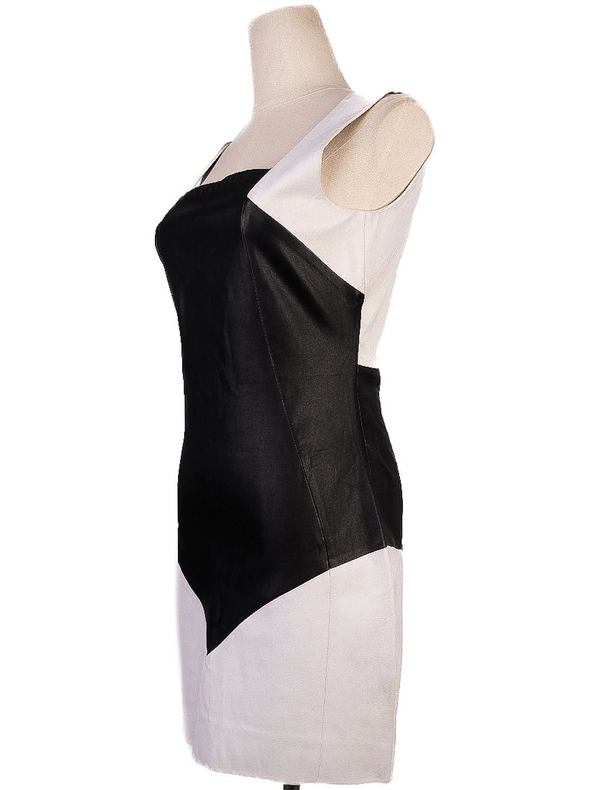 Good Simonetta Ravizza Black &amp; White Geometric Dress Size S