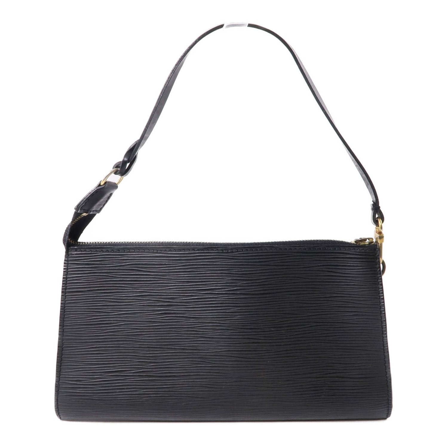 Louis Vuitton Epi Pochette Accessoires Pouch Gold Handmade Bag Black Black Handbag M 5294