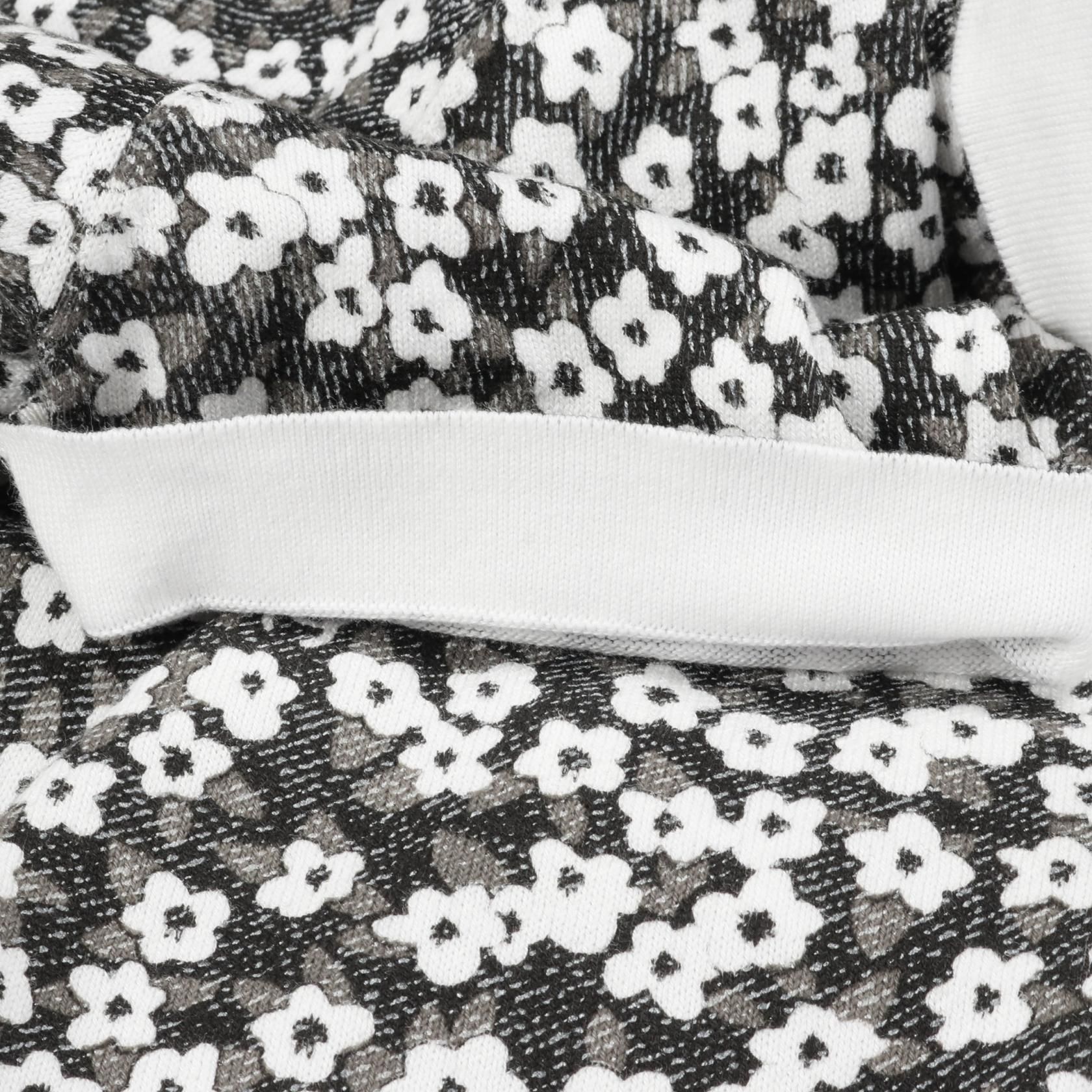 Chanel Gray White Coco Mark T-shirt Cotton P 77924