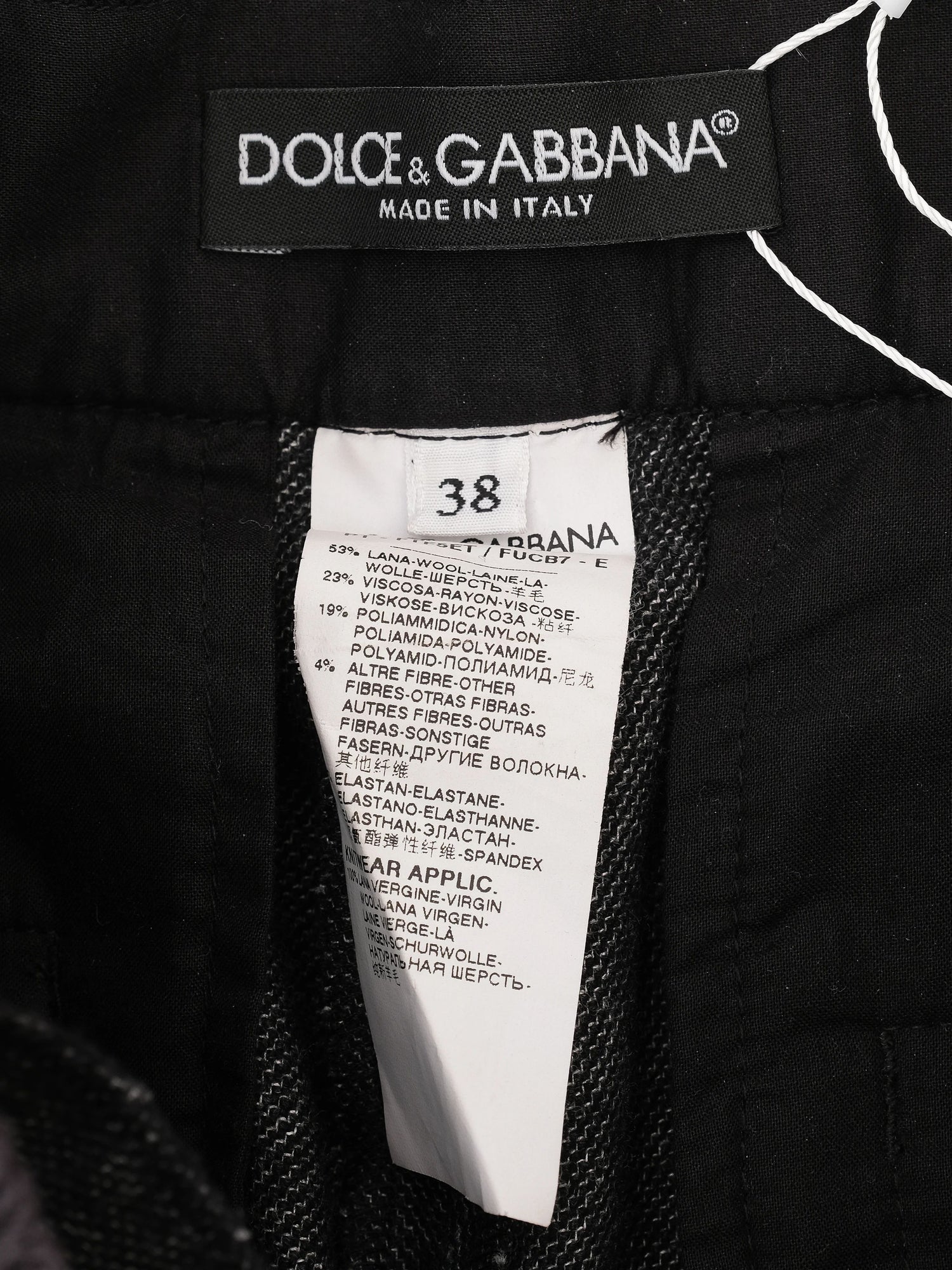 Excellent Dolce &amp; Gabbana Gray Wool Jogger Pants Size S