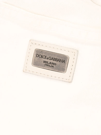Excellent Dolce &amp; Gabbana White Jeans for Kids Size XS