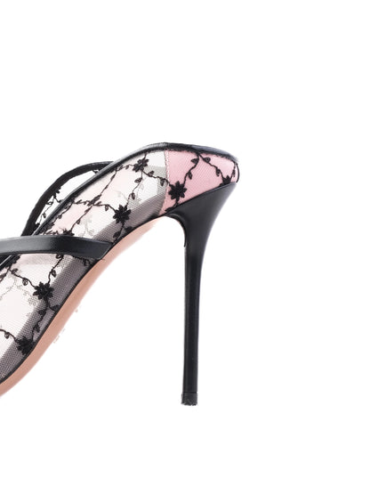 Perfect Malone Souliers High-Heeled Mules Multicolor Fabric Women&