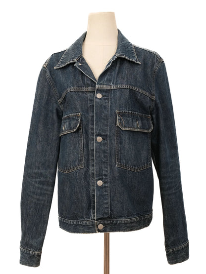 Excellent Helmut Blue Denim Jacket Cotton Size L for Men