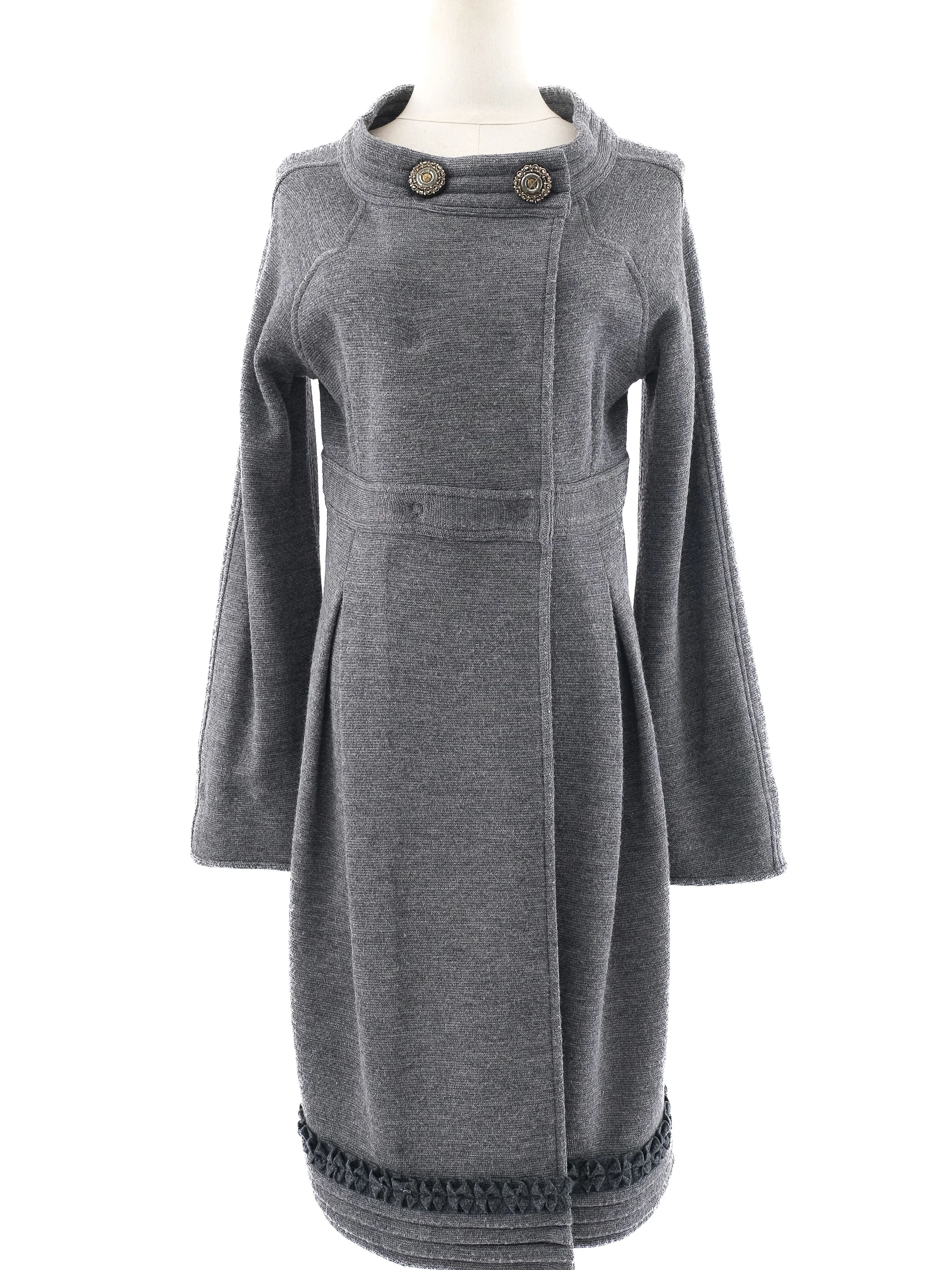 Excellent Class Roberto Cavalli Gray Wool Women&