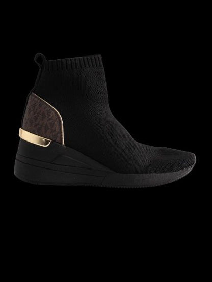 Good Michael Kors Black Textile Sock Sneakers Size 35