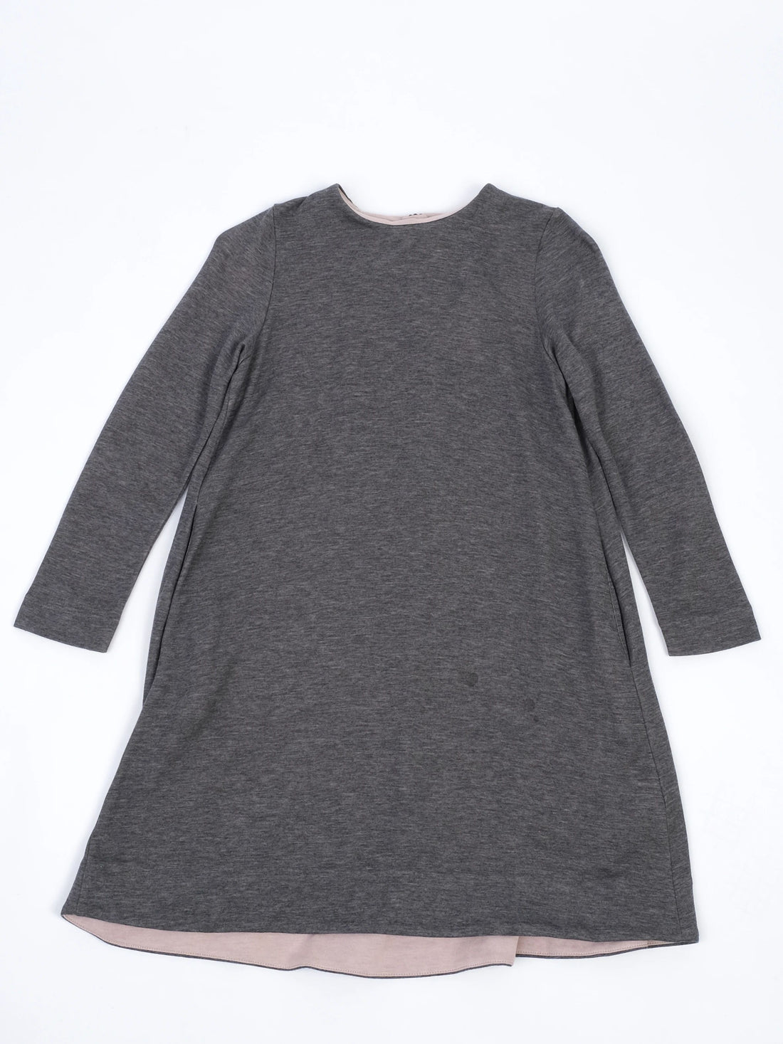 COS Gray Long-Sleeved Dress Size 6 Excellent Condition for Kids