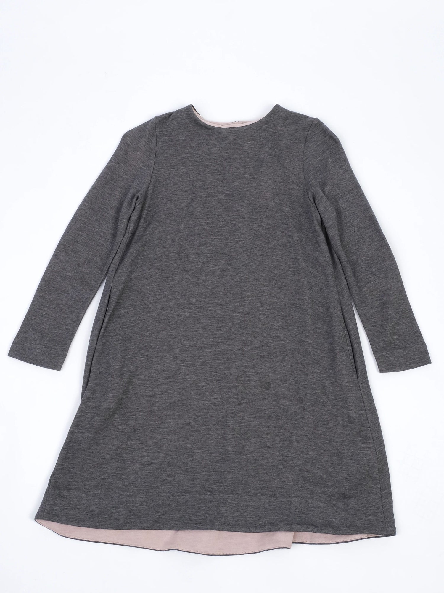 COS Gray Long-Sleeved Dress Size 6 Excellent Condition for Kids