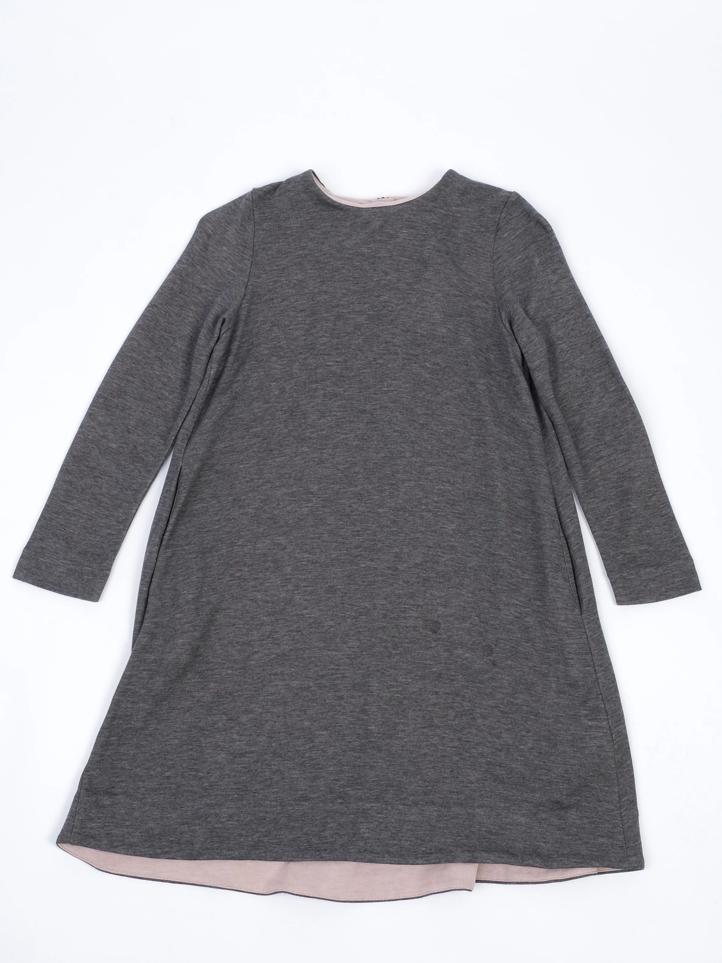 COS Gray Long-Sleeved Dress Size 6 Excellent Condition for Kids
