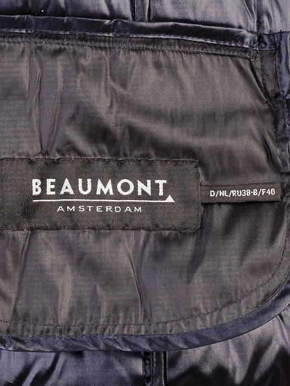 Good Beaumont Blue Quilted Jacket Size S Women Polyester