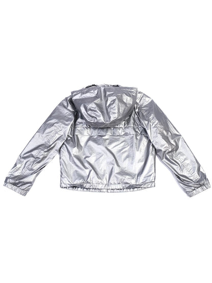 Excellent Emporio Armani Gray Hooded Jacket for Kids Size 6