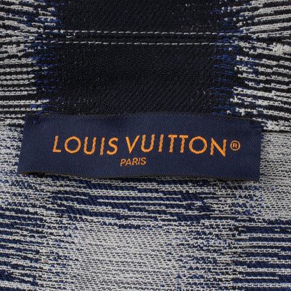 Louis Vuitton Damier Shirt Jacket Navy Gray Other Tops Rm 241m Fvd Hqs 04w