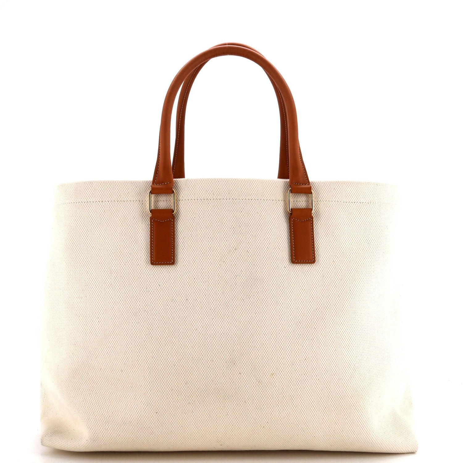 Celine Horizontal Cabas Tote Canvas With Leather