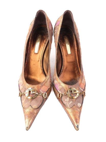 Excellent Marino Fabiani High-Heeled Stiletto Shoes Size 38