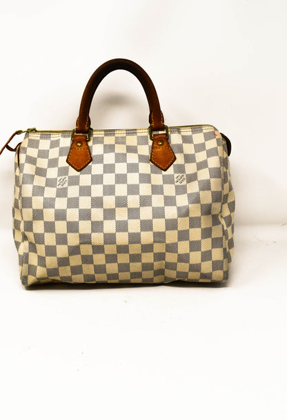 Louis Vuitton Speedy 30 Damier Azur