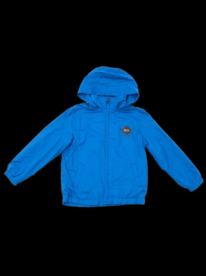 Excellent Hugo Boss Blue Hooded Jacket for Kids Size 6