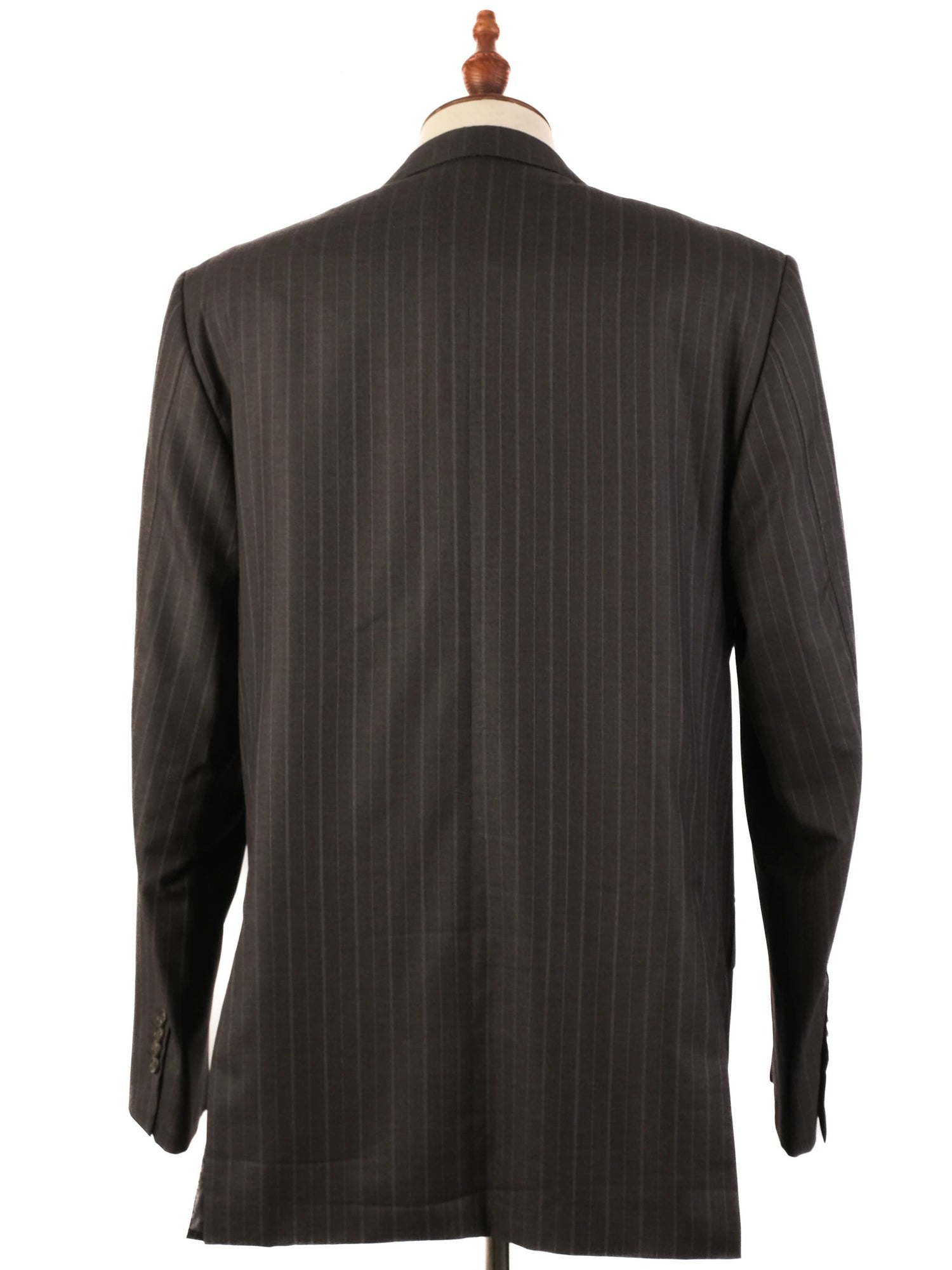 Excellent Ermenegildo Zegna Black Wool Suit Jacket Size L