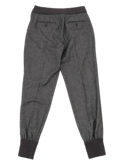 Excellent Dolce &amp; Gabbana Gray Wool Jogger Pants Size S